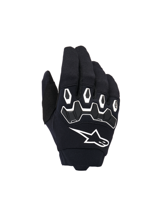 Alpinestars 2026 Youth Full Bore V2 Gloves Black White Top Two Moto