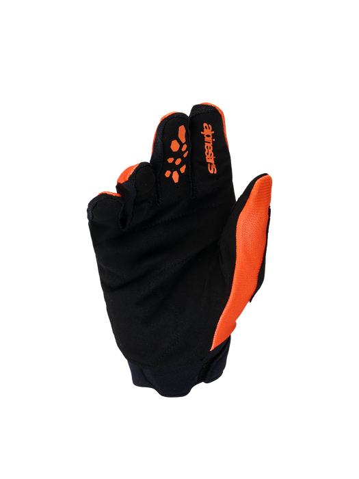 Alpinestars 2026 Youth Full Bore V2 Gloves Orange White Black Top Two Moto