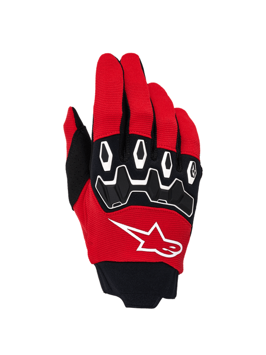 Alpinestars 2026 Full Bore V2 Gloves Bright-Red Black Top Two Moto