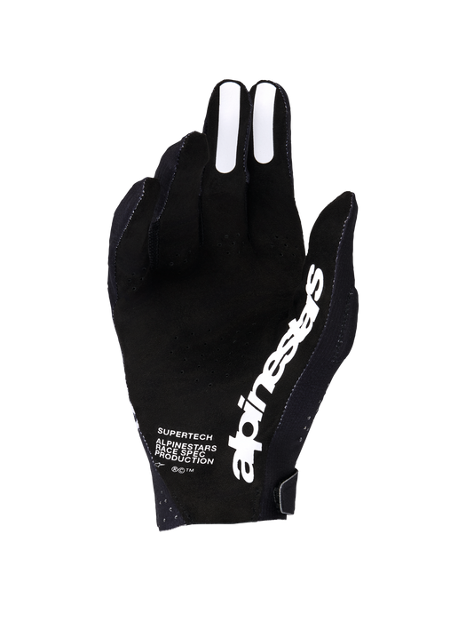 Alpinestars 2026 Supertech MX Gloves Black White Top Two Moto
