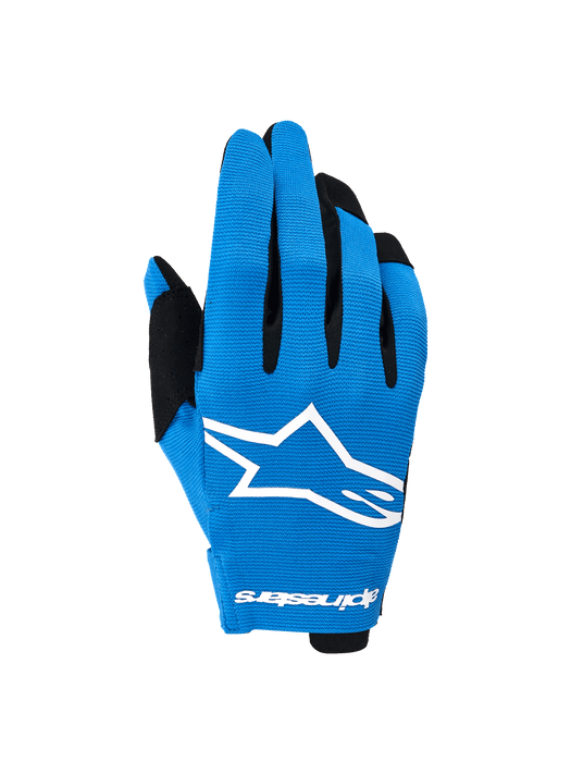 Alpinestars 2024-2026 Radar Gloves Ucla Blue White Top Two Moto