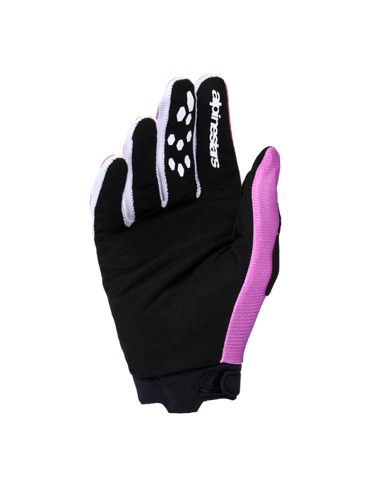 Alpinestars 2026 Womens Full Bore V2 Glove White Fluro-Pink Black Top Two Moto