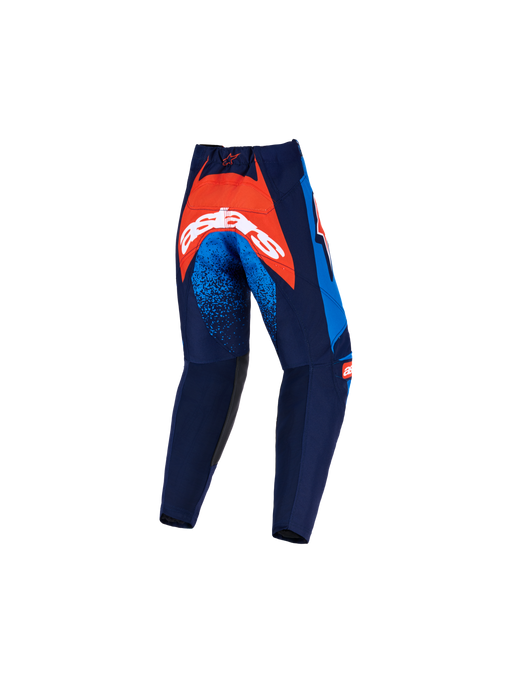 Alpinestars 2026 Kids Racer Nomur Pants Dark-Navy Orange Ucla-Blue Top Two Moto