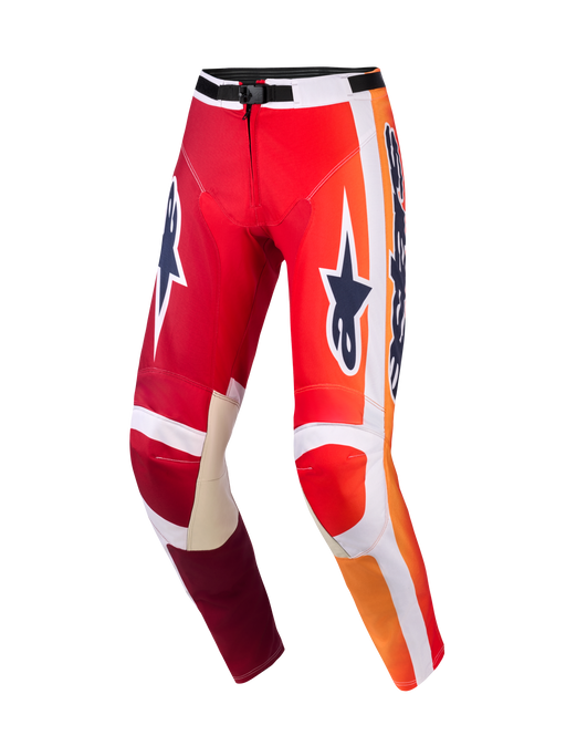 Alpinestars 2026 Racer Portl Pants Red Light-Gray Dark-Gray Top Two Moto