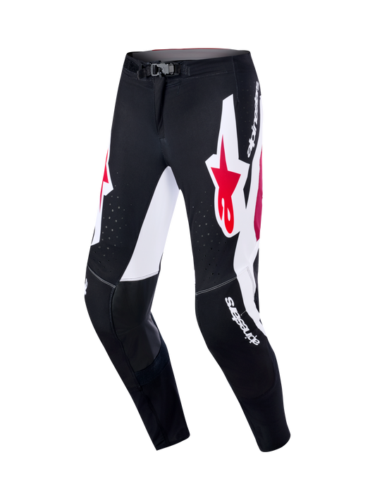 Alpinestars 2026 Supertech Pro Vista Pants Black Red White Top Two Moto