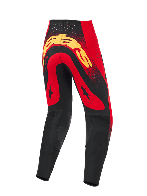 Alpinestars 2026 Supertech Scenz Pants Red Black Yellow Top Two Moto