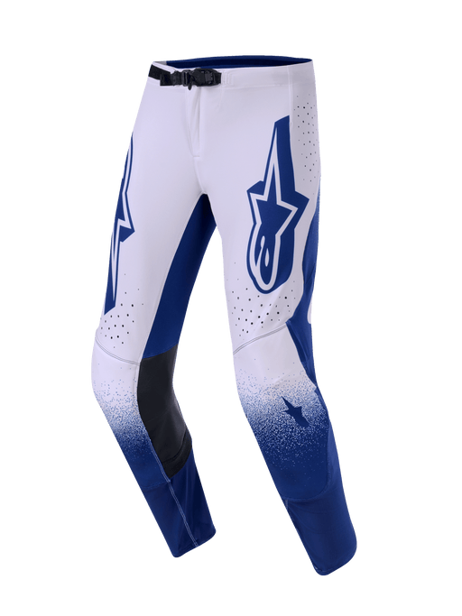 Alpinestars 2026 Supertech Scenz Pants Light-Grey Dark-Blue Top Two Moto