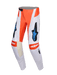 Alpinestars 2026 Techstar Knif Pants Light-Gray Orange Fluro-Black Top Two Moto