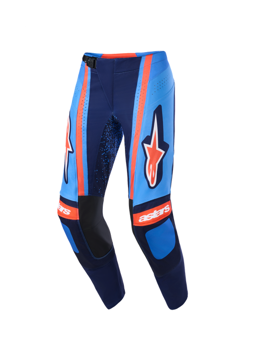 Alpinestars 2026 Techstar Nomur Pants Dark-Navy Orange Ucla Blue Top Two Moto