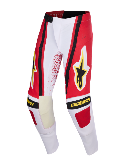 Alpinestars 2026 Techstar Nomur Pants Light-Gray Red Black Top Two Moto