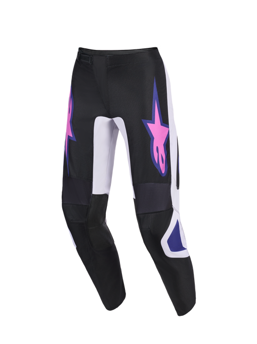 Alpinestars 2026 Fluid Grid Pants Black Light-Gray Purple Top Two Moto