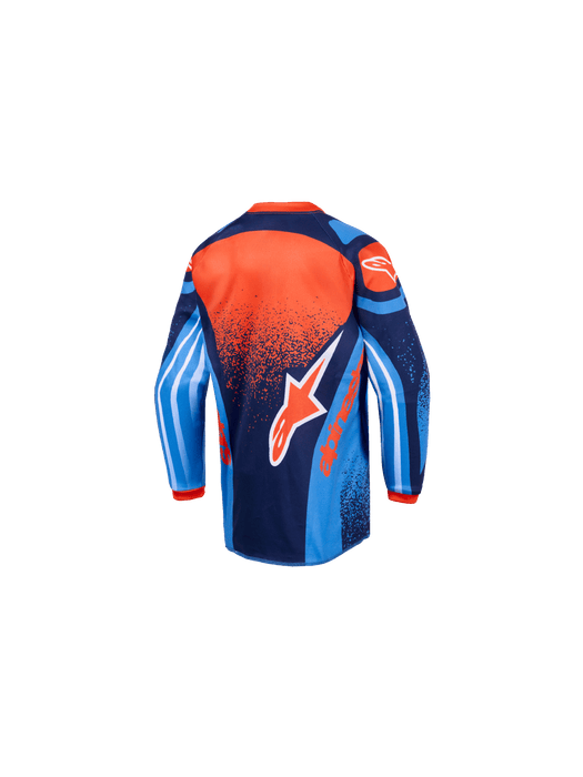 Alpinestars 2026 Kids Racer Nomur Jersey Dark-Navy Orange Ucla Blue Top Two Moto