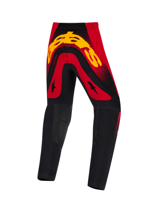 Alpinestars 2026 Youth Supertech Scenz Pants Red Black Yellow Top Two Moto