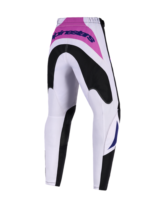 Alpinestars 2026 Youth Fluid Grid Pants Black Light-Gray Purple Top Two Moto