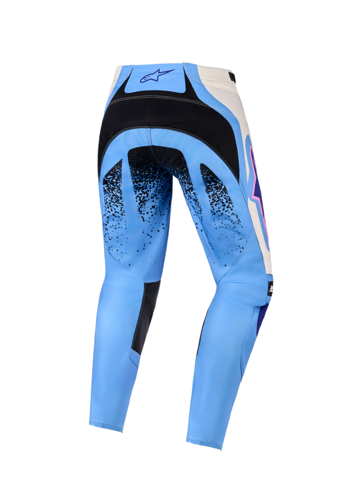 Alpinestars 2026 Womens Techstar Nomur Pan Light-Blue Off-White Black Top Two Moto