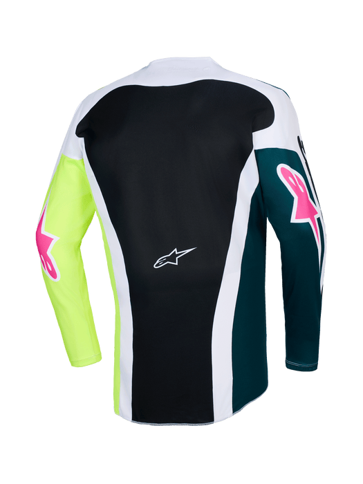 Alpinestars 2026 Racer Portl Jersey Green White Black Top Two Moto