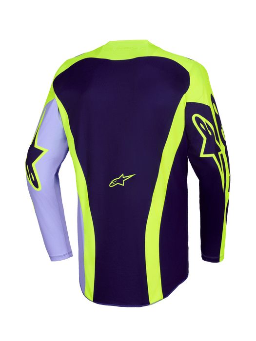 Alpinestars 2026 Racer Portl Jersey Purple Fluro-Yellow Top Two Moto