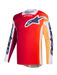 Alpinestars 2026 Racer Portl Jersey Red Light-Gray Dark-Gray Top Two Moto