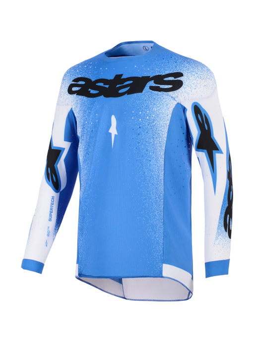 Alpinestars 2026 Supertech Scenz Jersey Ucla Blue White Top Two Moto