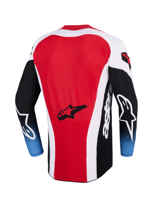 Alpinestars 2026 Techstar Knif Jersey Black White Red Top Two Moto