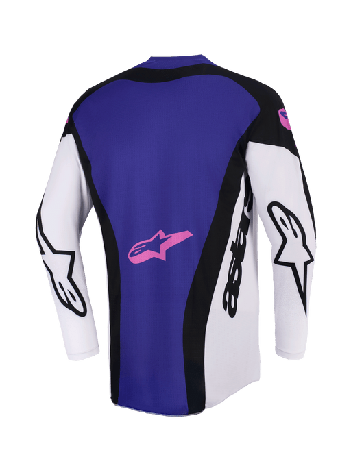 Alpinestars 2026 Techstar Knif Jersey Black Light-Gray Purple Top Two Moto