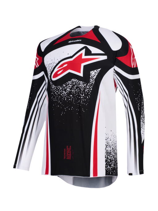 Alpinestars 2026 Techstar Nomur Jersey Black White Red Top Two Moto