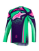Alpinestars 2026 Techstar Nomur Jersey Deep-Purple Green Fluro-Pink Top Two Moto