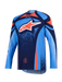 Alpinestars 2026 Techstar Nomur Jersey Dark-Navy Orange Ucla Blue Top Two Moto