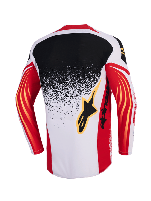 Alpinestars 2026 Techstar Nomur Jersey Light-Gray Red Black Top Two Moto