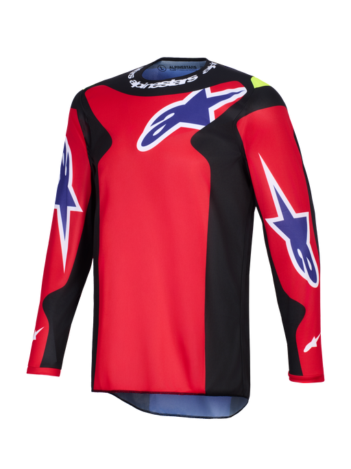 Alpinestars 2026 Fluid Grid Jersey Red Black Purple Top Two Moto