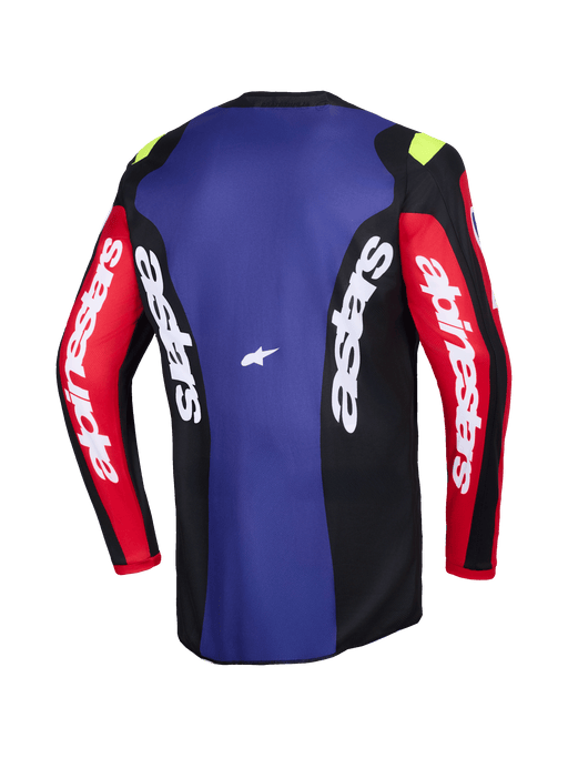 Alpinestars 2026 Fluid Grid Jersey Red Black Purple Top Two Moto