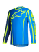 Alpinestars 2026 Fluid Apex Jersey Blue Fluro-Yellow Top Two Moto