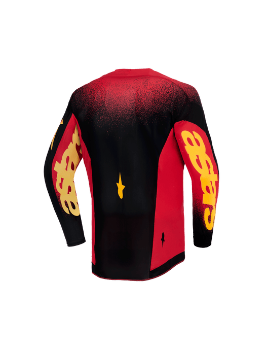 Alpinestars 2026 Youth Supertech Scenz Jer Red Black Yellow Top Two Moto