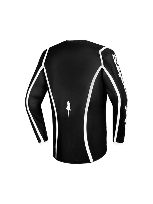 Alpinestars 2026 Youth Fluid Apex Jersey Black Gray Top Two Moto