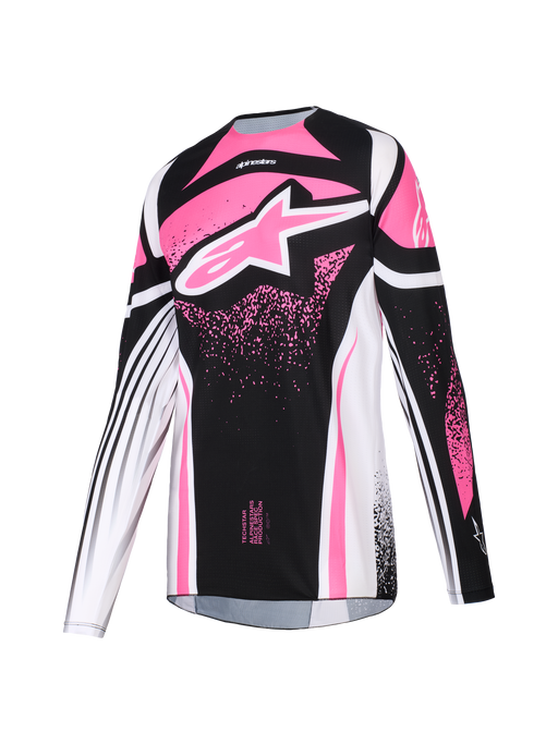 Alpinestars 2026 Womens Techstar Nomur Jer Black White Fuchsia Top Two Moto