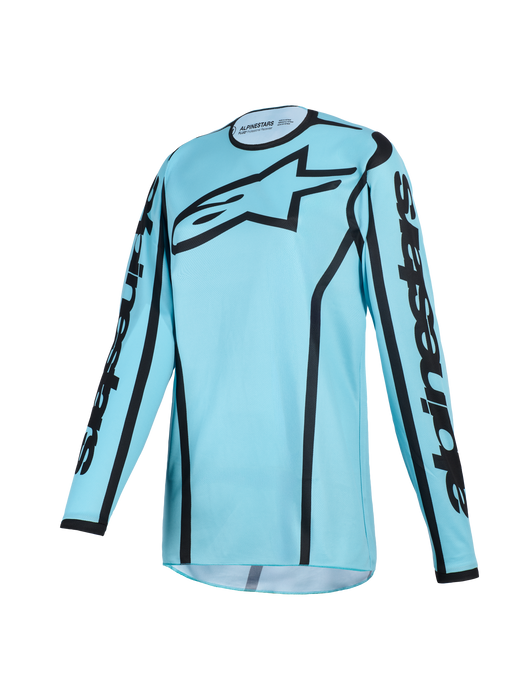 Alpinestars 2026 Womens Fluid Apex Jersey Tropical Black Top Two Moto