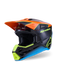Alpinestars SM3 Fray Helmet Ece06 Black Orange Fluro Yellow Glossy Top Two Moto