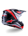 Alpinestars SM7 Rise Helmet Ece06 Black Silver Fluro-Red Glossy Top Two Moto
