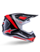Alpinestars SM7 Rise Helmet Ece06 Black Silver Fluro-Red Glossy Top Two Moto
