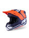 Alpinestars SM7 Core Helmet Ece06 Orange Blue Matt Top Two Moto