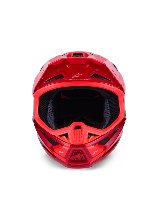 Alpinestars SM7 Core Helmet Ece06 Red Glossy Top Two Moto