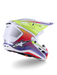 Alpinestars SM7 Fuse Helmet Ece06 White Fluro-Yellow Purple Glossy Top Two Moto