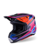 Alpinestars SM7 Fuse Helmet Ece06 Blue Purple Pink Glossy Top Two Moto