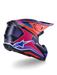 Alpinestars SM7 Fuse Helmet Ece06 Blue Purple Pink Glossy Top Two Moto