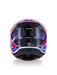 Alpinestars SM7 Fuse Helmet Ece06 Blue Purple Pink Glossy Top Two Moto
