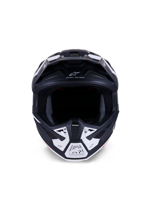 Alpinestars SM7 Dasher Helmet Ece06 Black White Matt Top Two Moto
