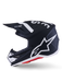 Alpinestars SM7 Dasher Helmet Ece06 Black White Matt Top Two Moto