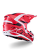 Alpinestars SM7 Deed Helmet Ece06 Red Black White Glossy Top Two Moto