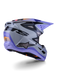 Alpinestars SM3 Jettson Helmet Ece06 Gray Purple Black Glossy Top Two Moto