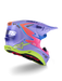 Alpinestars SM10 Jett Lawrence R01 Helmet Purple Fluro-Pink Fluro-Yellow Glossy Top Two Moto